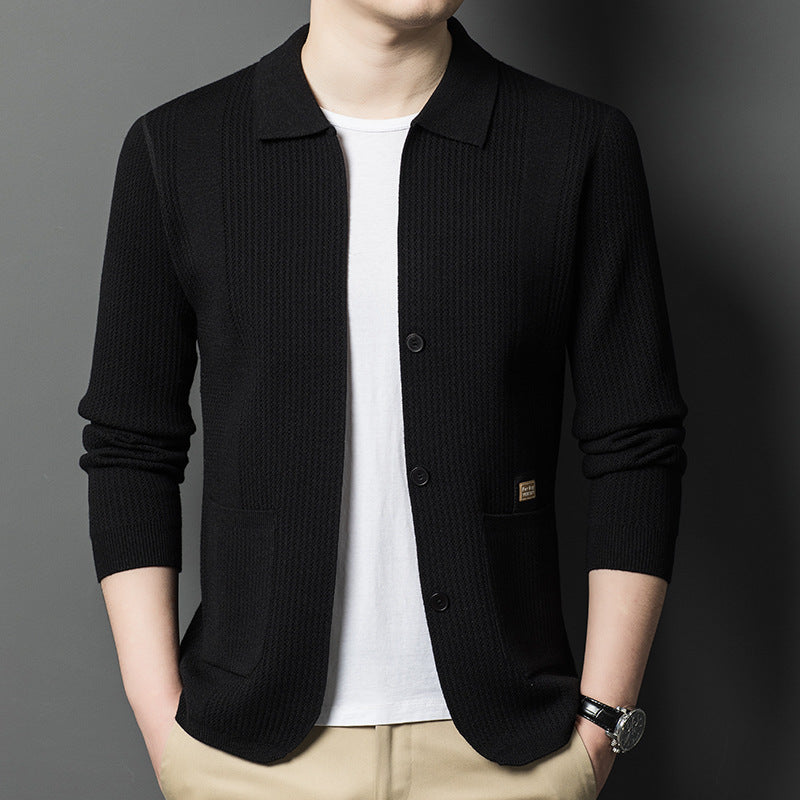 Men’s Knitted Vest in Classic Sleeveless Style | Layered Sweater Look