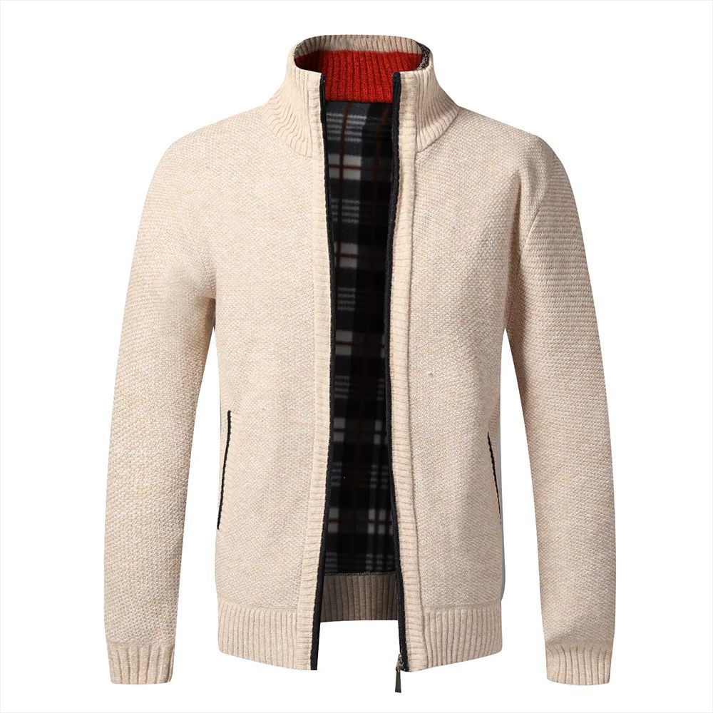 Men’s Zip Up Cardigan in Classic Knitwear Style | Smart Casual Sweater