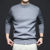 Men’s Wool Sweater in Classic Crew Neck Style | Warm Knitted Jumper