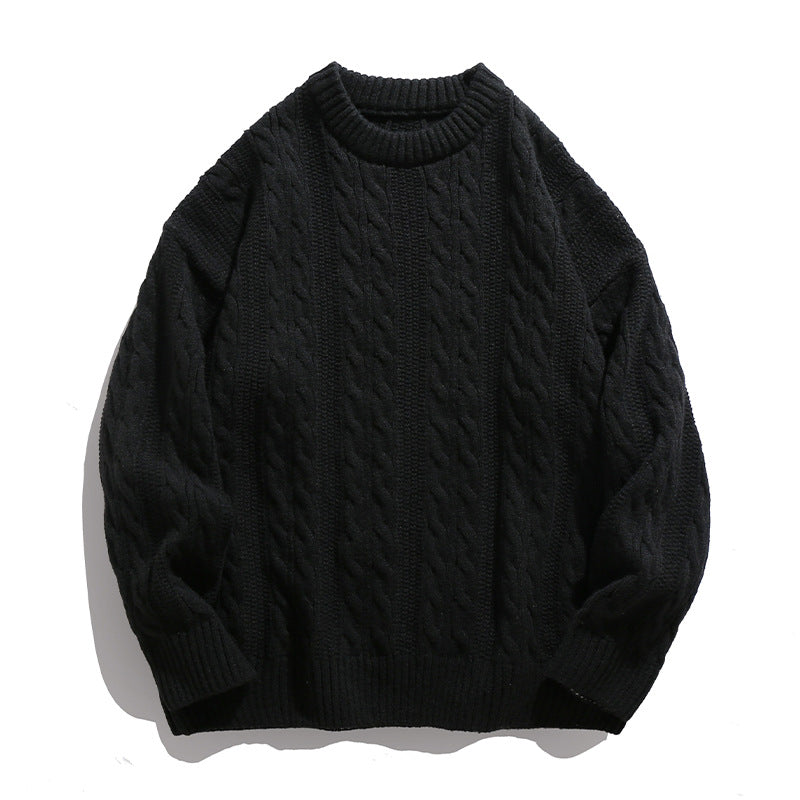 Men’s Cable Knit Sweater in Classic Winter Style | Warm Knitted Jumper