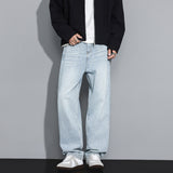 Men’s Straight Leg Jeans in Loose Fit | Classic Durable Denim Trousers