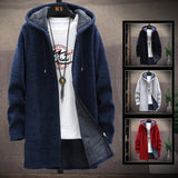 Men’s Long Jacket in Overcoat Style | Casual Winter Coat for Men