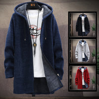 Men’s Long Jacket in Overcoat Style | Casual Winter Coat for Men