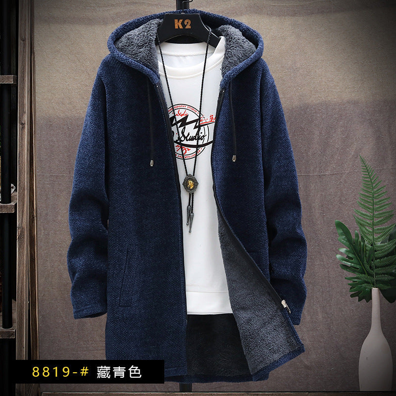 Men’s Long Jacket in Overcoat Style | Casual Winter Coat for Men