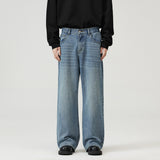 Men’s Loose Fit Jeans in Casual Streetwear Style | Wide Leg Denim Trousers