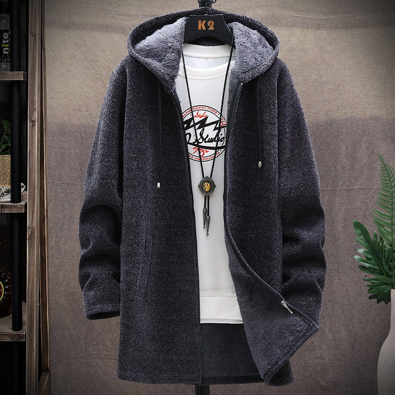 Men’s Long Jacket in Overcoat Style | Casual Winter Coat for Men
