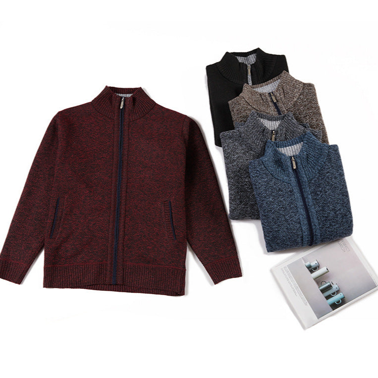 Men’s Zip Up Cardigan in Classic Knitwear Style | Smart Casual Sweater
