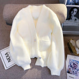 Women’s Knit Cardigan with V Neck Button Front | Soft Ladies Cardigan Sweater