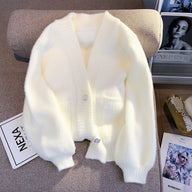 Women’s Knit Cardigan with V Neck Button Front | Soft Ladies Cardigan Sweater