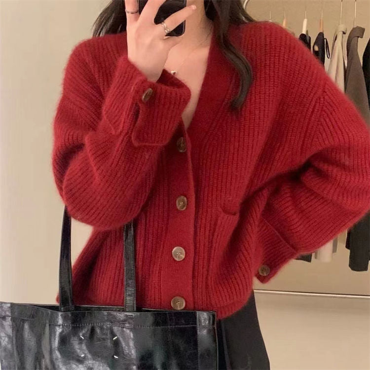 Women’s Knit Cardigan in Classic Jumper Style | Ladies Casual Cardigan