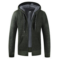 Men’s Checked Fleece Jacket in Casual Zip-Up Style | Warm Winter Jacket