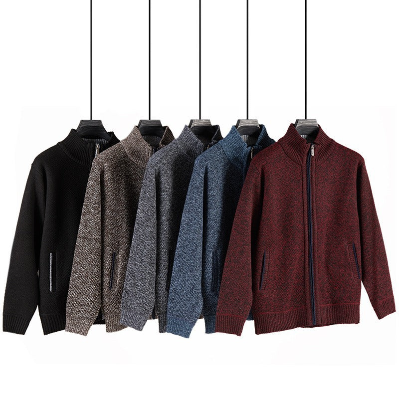 Men’s Zip Up Cardigan in Classic Knitwear Style | Smart Casual Sweater