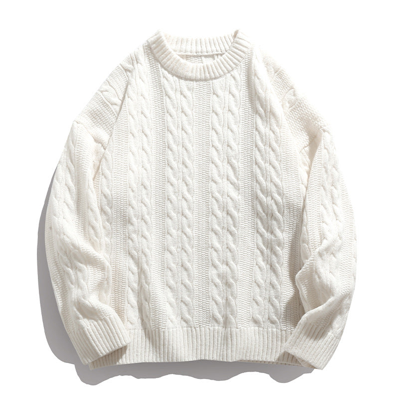 Men’s Cable Knit Sweater in Classic Winter Style | Warm Knitted Jumper
