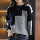 Women’s Knit Jumper in Classic Winter Style | Warm Ladies Sweater