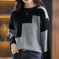 Women’s Knit Jumper in Classic Winter Style | Warm Ladies Sweater