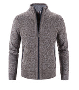 Men’s Zip Up Cardigan in Classic Knitwear Style | Smart Casual Sweater