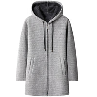 Men’s Long Jacket in Overcoat Style | Casual Winter Coat for Men