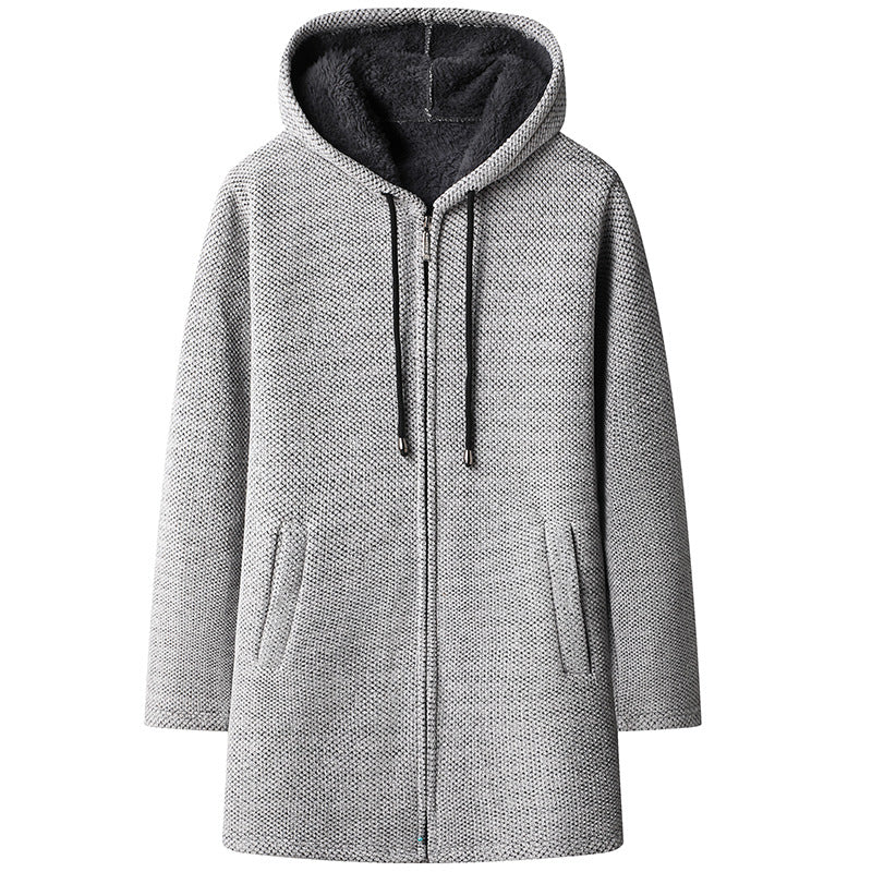 Men’s Long Jacket in Overcoat Style | Casual Winter Coat for Men