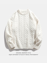 Men’s Cable Knit Sweater in Classic Winter Style | Warm Knitted Jumper