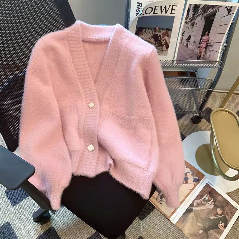 Women’s Knit Cardigan with V Neck Button Front | Soft Ladies Cardigan Sweater