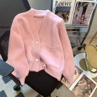 Women’s Knit Cardigan with V Neck Button Front | Soft Ladies Cardigan Sweater