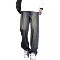 Men’s Baggy Jeans in Washed Streetwear Style | Loose Fit Denim Trousers