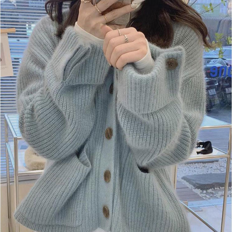 Women’s Knit Cardigan in Classic Jumper Style | Ladies Casual Cardigan