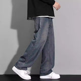 Men’s Baggy Jeans in Washed Streetwear Style | Loose Fit Denim Trousers