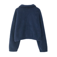 Women’s Fleece Jacket in Fluffy Oversized Style | Warm Winter Coat