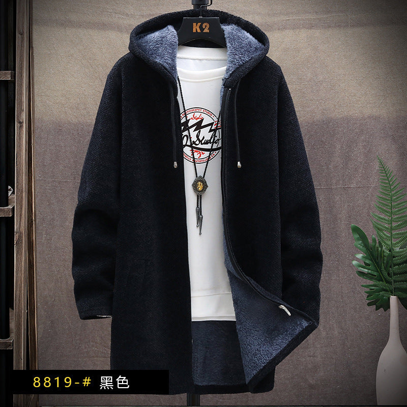 Men’s Long Jacket in Overcoat Style | Casual Winter Coat for Men