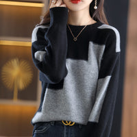 Women’s Knit Jumper in Classic Winter Style | Warm Ladies Sweater
