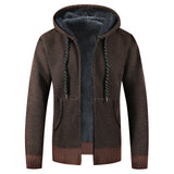 Men’s Checked Fleece Jacket in Casual Zip-Up Style | Warm Winter Jacket