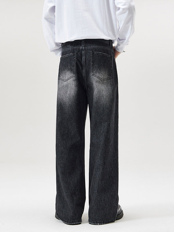 Men’s Baggy Jeans in Washed Vintage Style | Loose Fit Denim Trousers