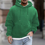 Men’s Printed Hoodie in Relaxed Streetwear Style | Casual Knit Sweatshirt