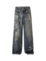 Men’s Baggy Jeans in Vintage Streetwear Style | Loose Fit Denim Trousers