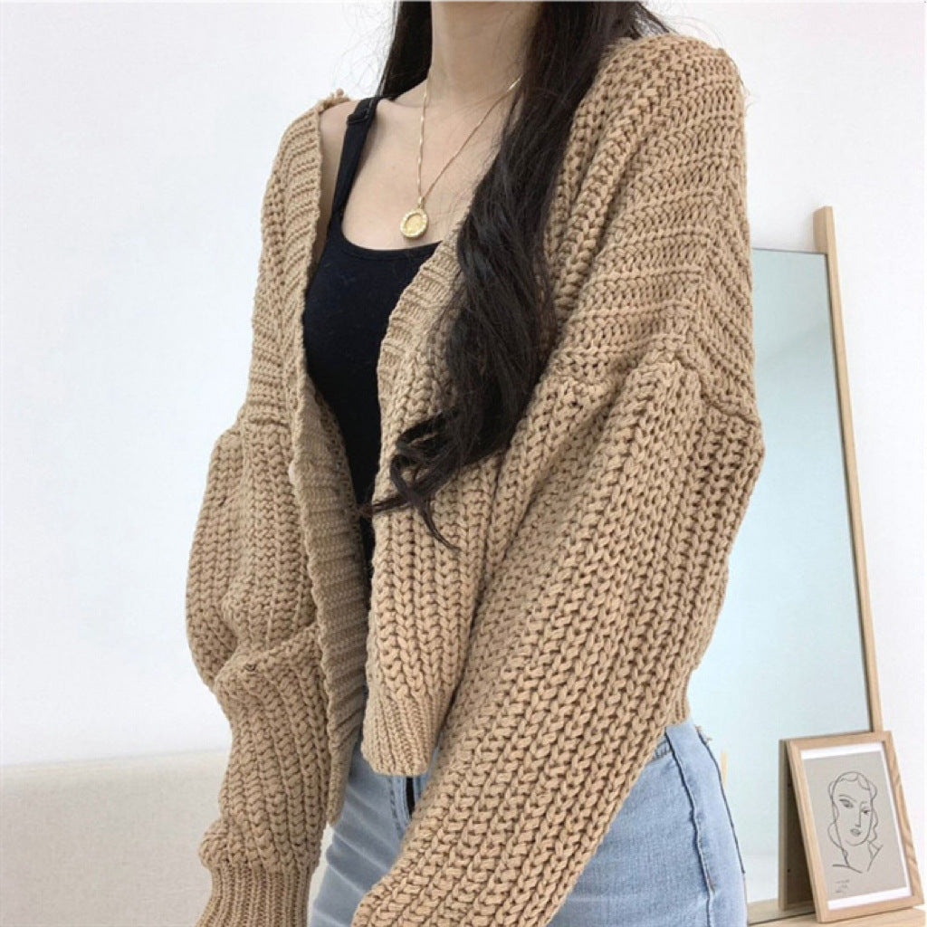Women’s Knit Cardigan in Casual Jumper Style | Ladies Button Up Cardigan
