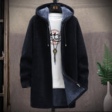 Men’s Long Jacket in Overcoat Style | Casual Winter Coat for Men