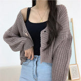 Women’s Knit Cardigan in Casual Jumper Style | Ladies Button Up Cardigan
