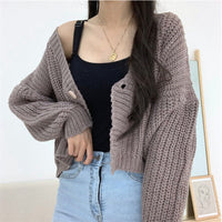Women’s Knit Cardigan in Casual Jumper Style | Ladies Button Up Cardigan