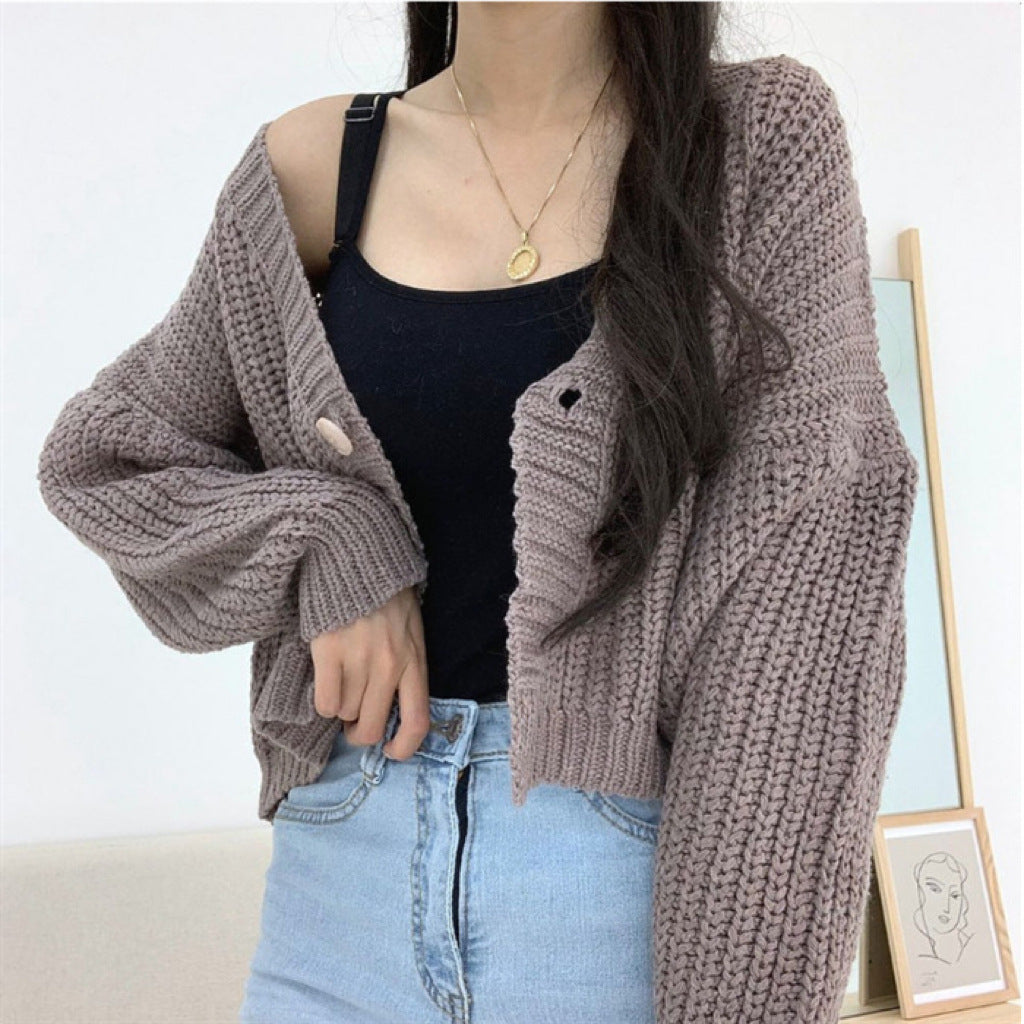 Women’s Knit Cardigan in Casual Jumper Style | Ladies Button Up Cardigan