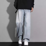 Men’s Baggy Jeans in Washed Streetwear Style | Loose Fit Denim Trousers