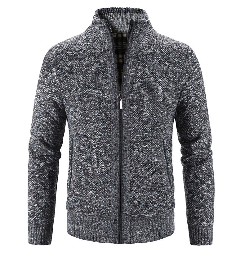 Men’s Zip Up Cardigan in Classic Knitwear Style | Smart Casual Sweater