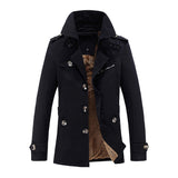 Men’s Trench Coat in Classic Long Style | Smart Casual Overcoat for All Seasons