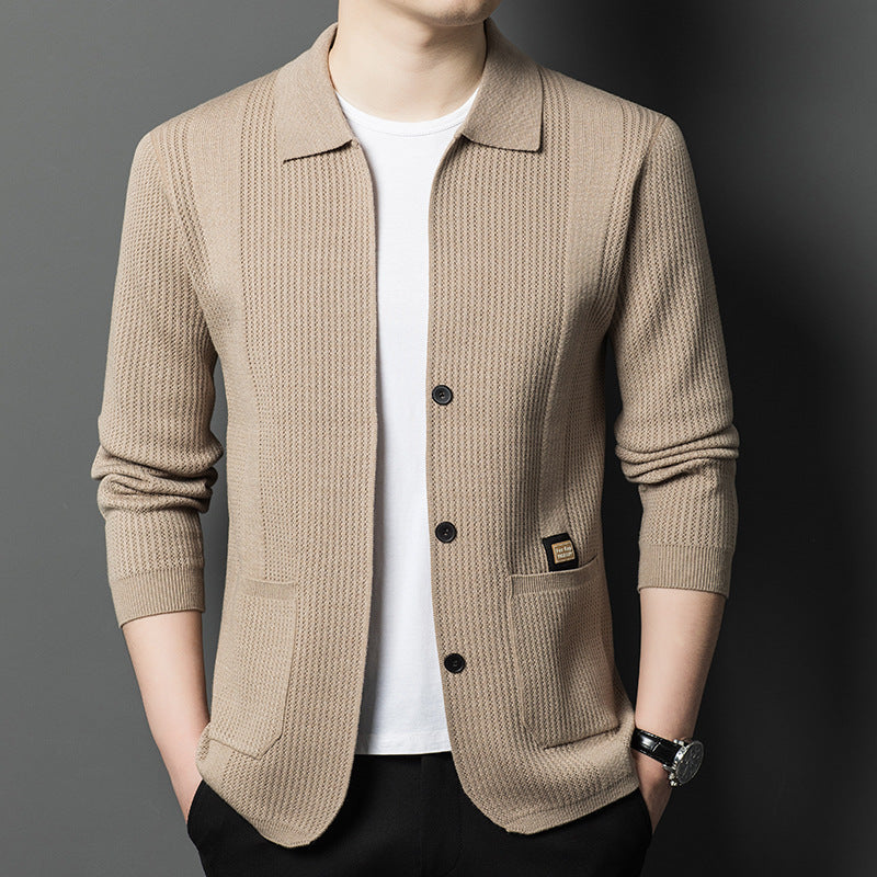 Men’s Knitted Vest in Classic Sleeveless Style | Layered Sweater Look