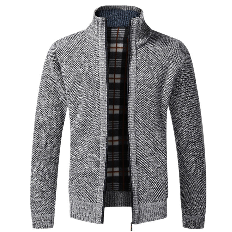 Men’s Zip Up Cardigan in Classic Knitwear Style | Smart Casual Sweater