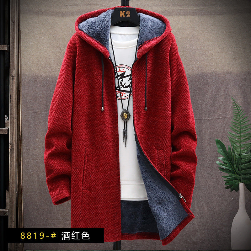 Men’s Long Jacket in Overcoat Style | Casual Winter Coat for Men