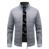 Men’s Checked Fleece Jacket in Casual Zip-Up Style | Warm Winter Jacket