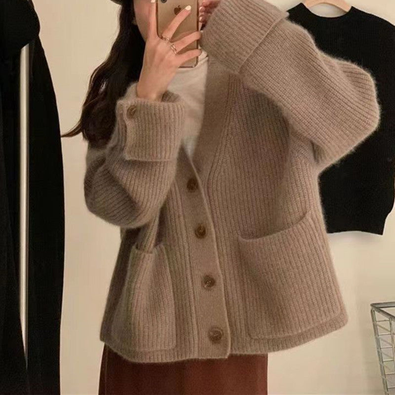 Women’s Knit Cardigan in Classic Jumper Style | Ladies Casual Cardigan