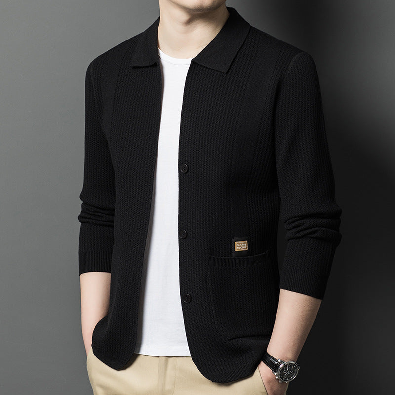 Men’s Knitted Vest in Classic Sleeveless Style | Layered Sweater Look