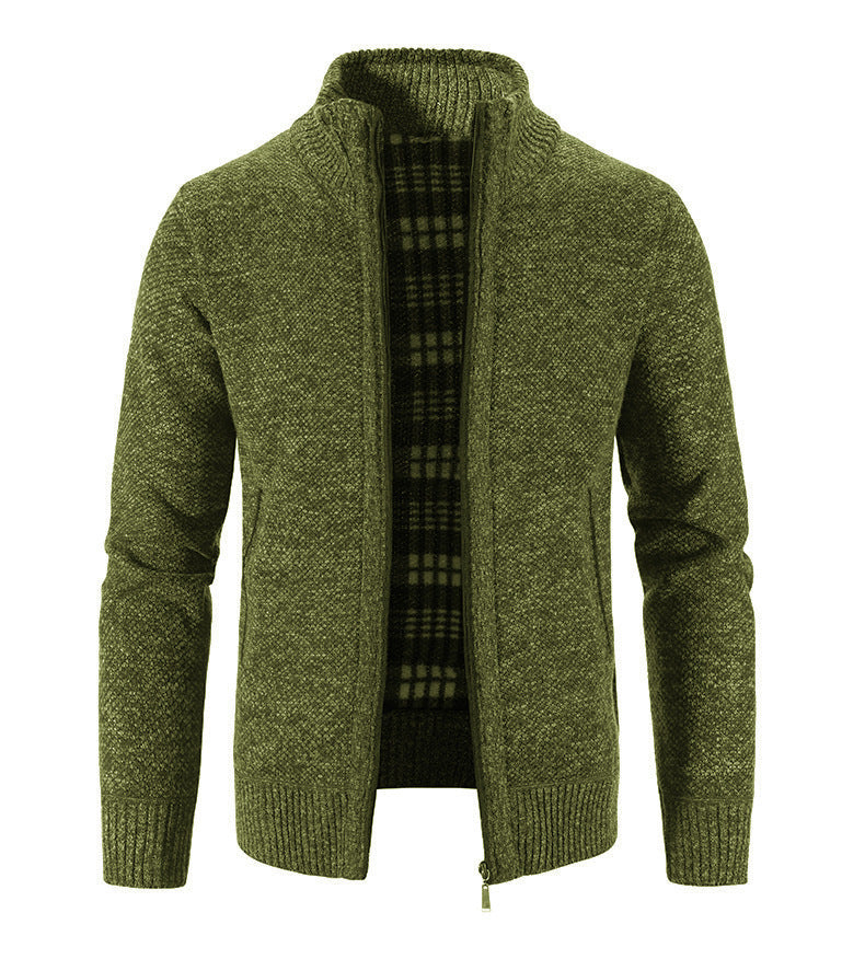 Men’s Zip Up Cardigan in Classic Knitwear Style | Smart Casual Sweater